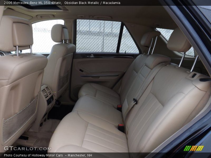 Obsidian Black Metallic / Macadamia 2006 Mercedes-Benz ML 350 4Matic