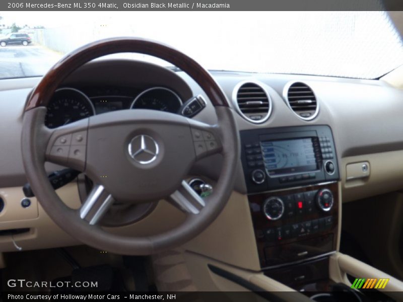 Obsidian Black Metallic / Macadamia 2006 Mercedes-Benz ML 350 4Matic
