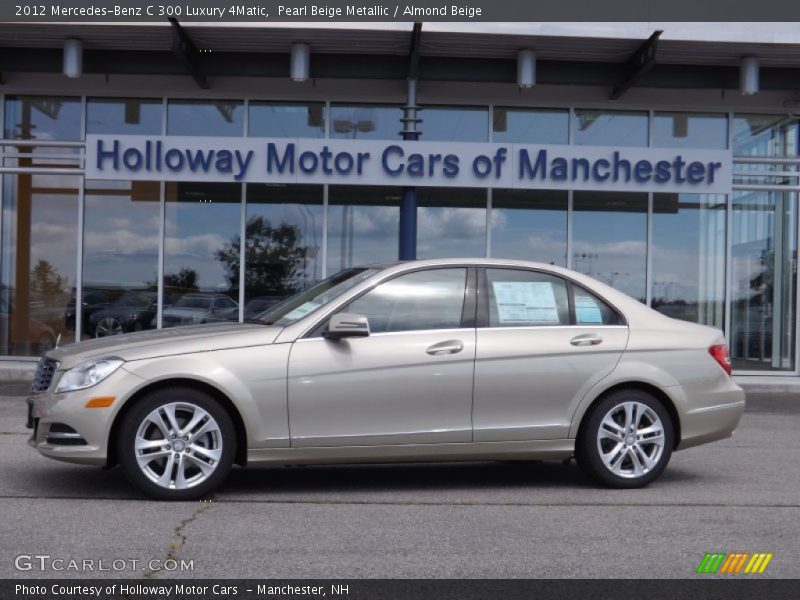 Pearl Beige Metallic / Almond Beige 2012 Mercedes-Benz C 300 Luxury 4Matic