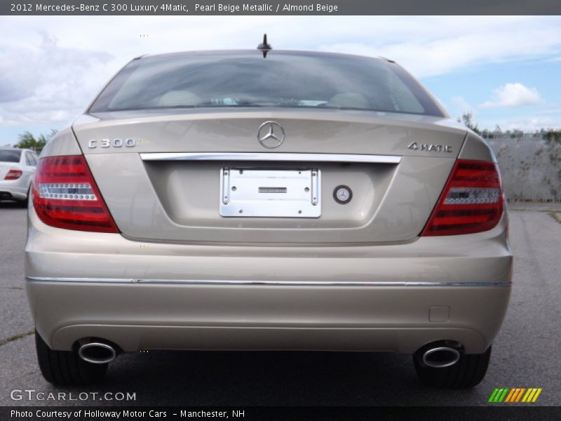Pearl Beige Metallic / Almond Beige 2012 Mercedes-Benz C 300 Luxury 4Matic