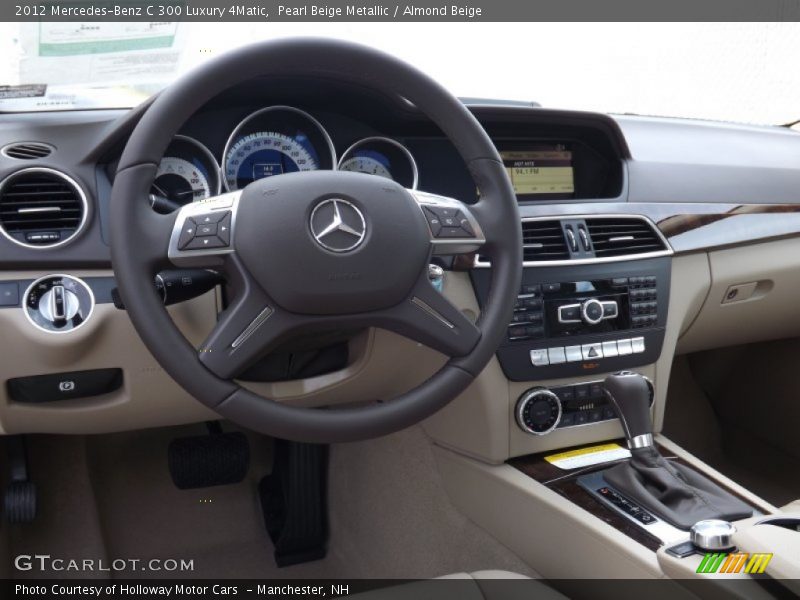 Pearl Beige Metallic / Almond Beige 2012 Mercedes-Benz C 300 Luxury 4Matic