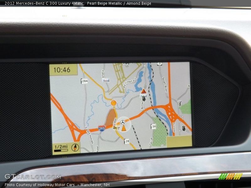 Pearl Beige Metallic / Almond Beige 2012 Mercedes-Benz C 300 Luxury 4Matic
