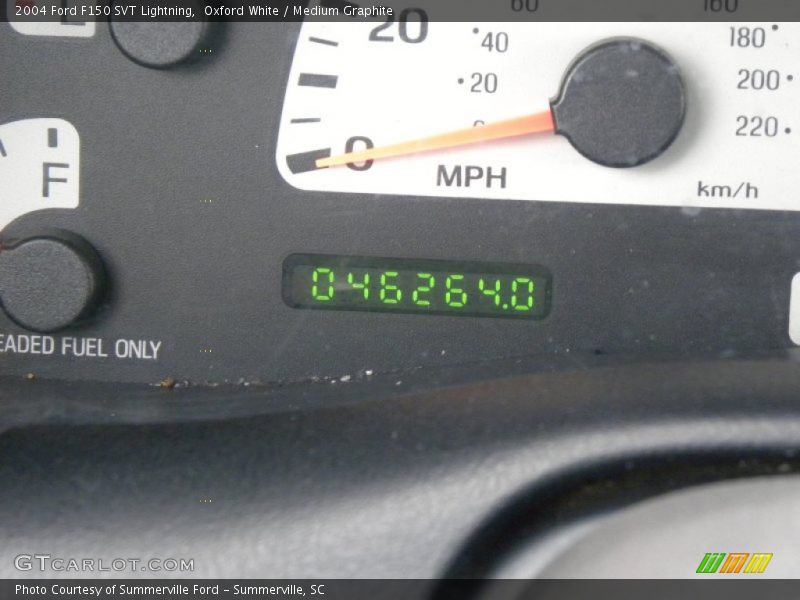 Oxford White / Medium Graphite 2004 Ford F150 SVT Lightning