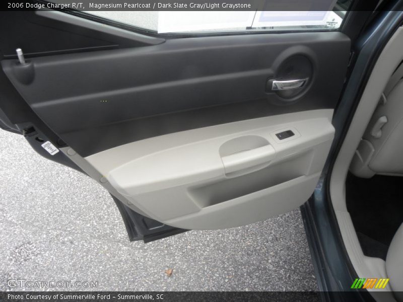 Magnesium Pearlcoat / Dark Slate Gray/Light Graystone 2006 Dodge Charger R/T
