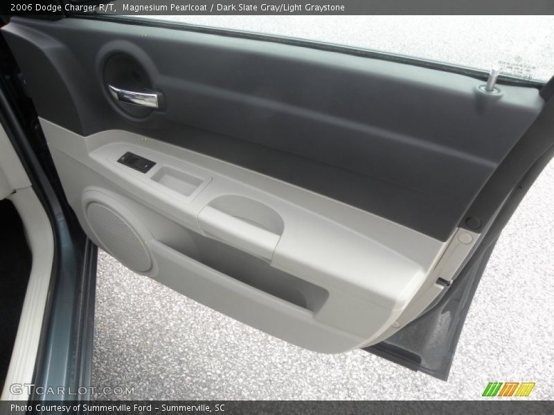 Magnesium Pearlcoat / Dark Slate Gray/Light Graystone 2006 Dodge Charger R/T