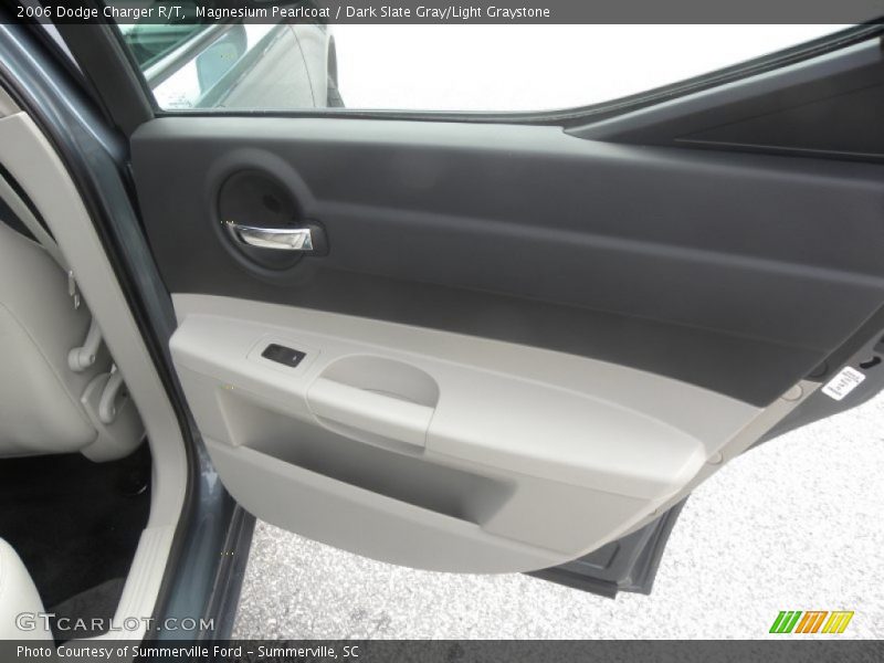 Magnesium Pearlcoat / Dark Slate Gray/Light Graystone 2006 Dodge Charger R/T