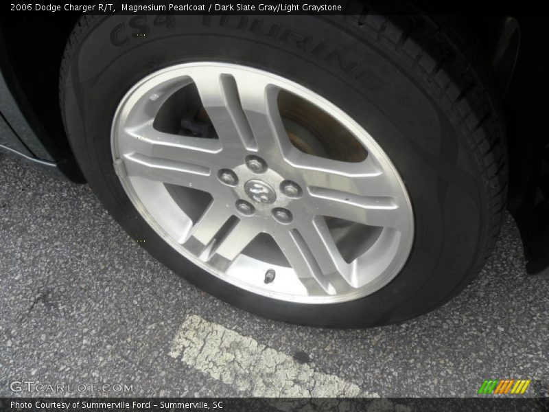 Magnesium Pearlcoat / Dark Slate Gray/Light Graystone 2006 Dodge Charger R/T