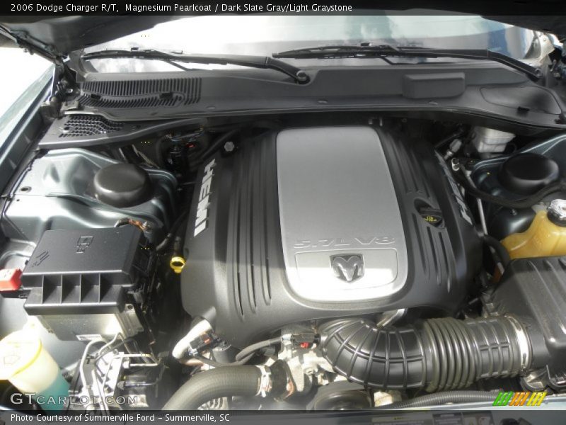 Magnesium Pearlcoat / Dark Slate Gray/Light Graystone 2006 Dodge Charger R/T
