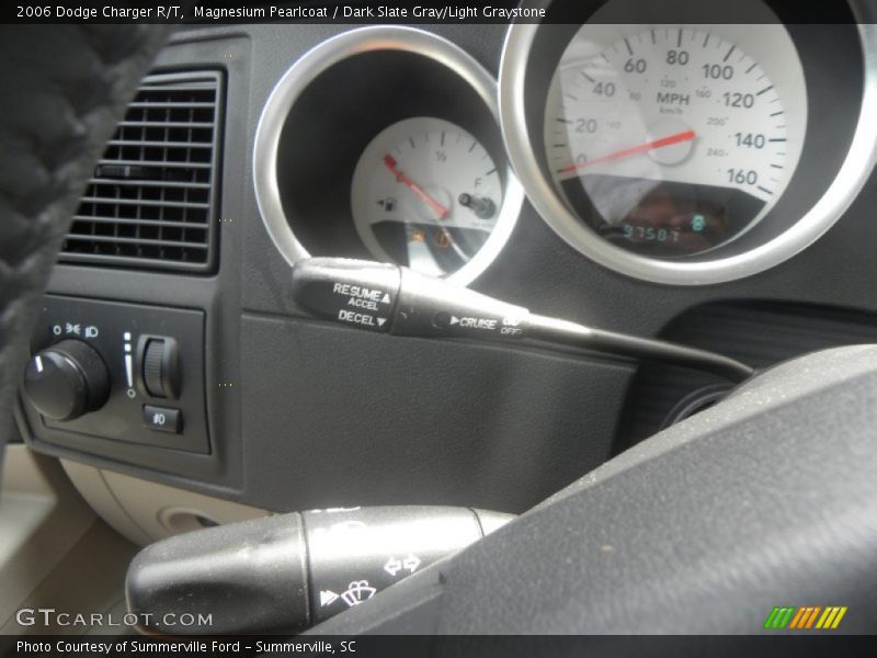 Magnesium Pearlcoat / Dark Slate Gray/Light Graystone 2006 Dodge Charger R/T