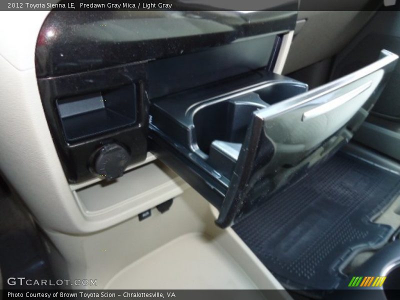 Predawn Gray Mica / Light Gray 2012 Toyota Sienna LE