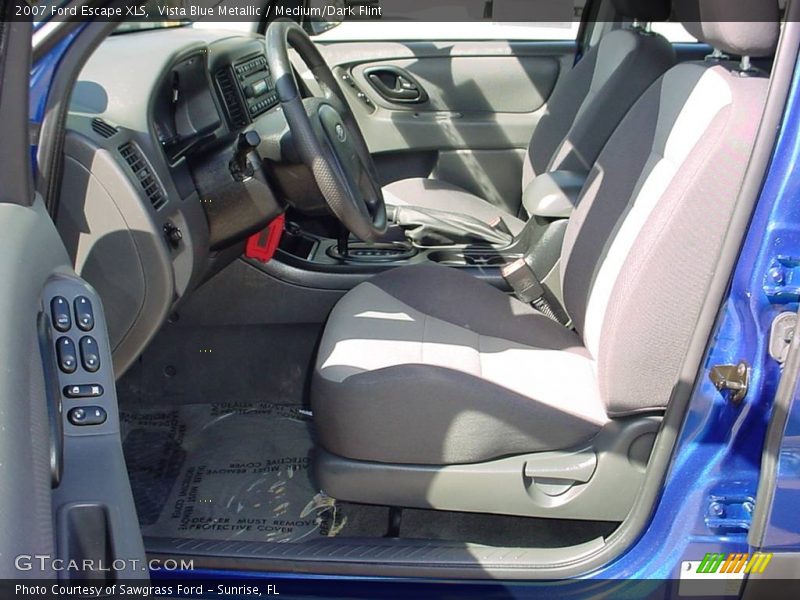 Vista Blue Metallic / Medium/Dark Flint 2007 Ford Escape XLS