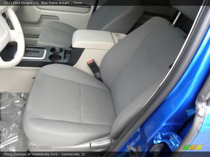 Blue Flame Metallic / Stone 2012 Ford Escape XLS