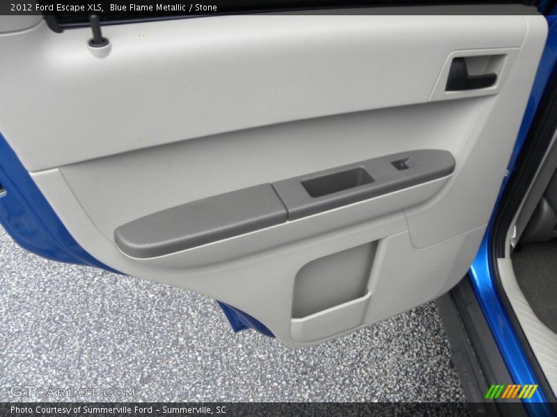 Blue Flame Metallic / Stone 2012 Ford Escape XLS