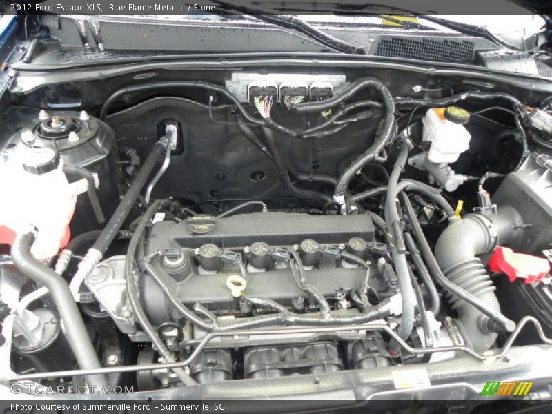 Blue Flame Metallic / Stone 2012 Ford Escape XLS