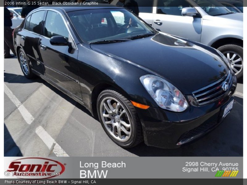 Black Obsidian / Graphite 2006 Infiniti G 35 Sedan