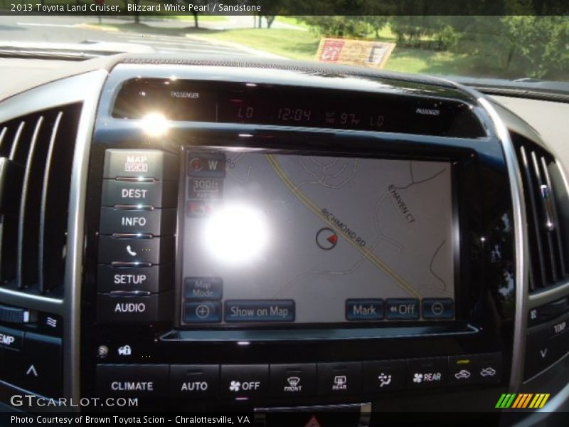 Blizzard White Pearl / Sandstone 2013 Toyota Land Cruiser