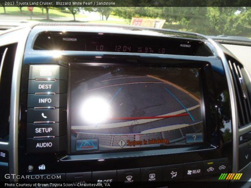 Blizzard White Pearl / Sandstone 2013 Toyota Land Cruiser