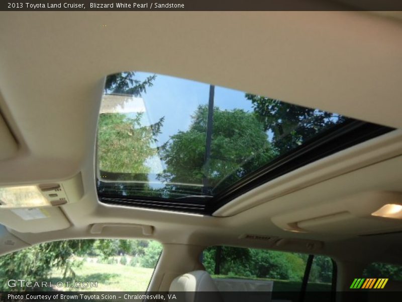 Blizzard White Pearl / Sandstone 2013 Toyota Land Cruiser