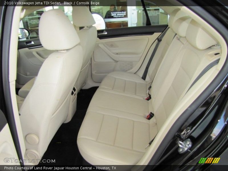 Black / Cornsilk Beige 2010 Volkswagen Jetta TDI Sedan