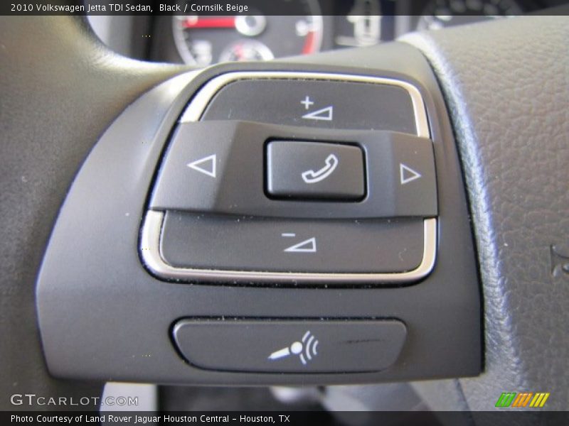 Black / Cornsilk Beige 2010 Volkswagen Jetta TDI Sedan