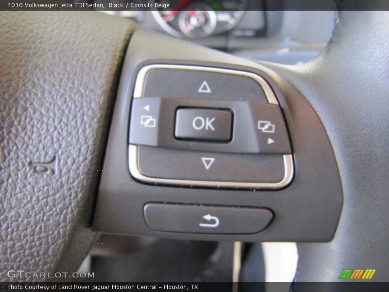 Black / Cornsilk Beige 2010 Volkswagen Jetta TDI Sedan