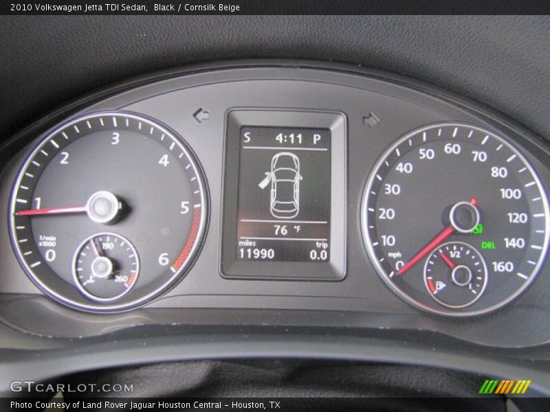 Black / Cornsilk Beige 2010 Volkswagen Jetta TDI Sedan