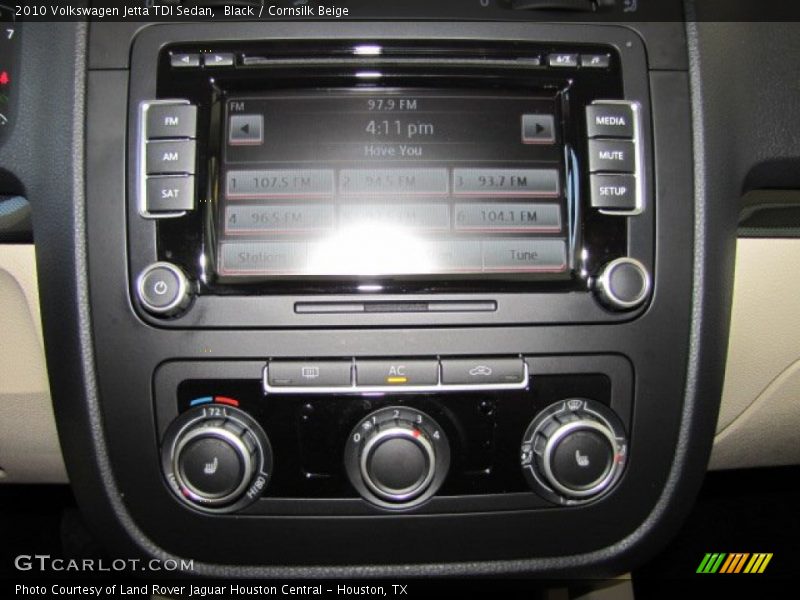 Black / Cornsilk Beige 2010 Volkswagen Jetta TDI Sedan