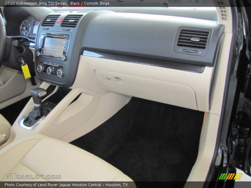 Black / Cornsilk Beige 2010 Volkswagen Jetta TDI Sedan