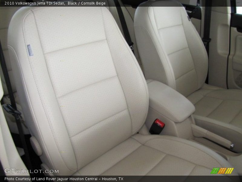 Black / Cornsilk Beige 2010 Volkswagen Jetta TDI Sedan