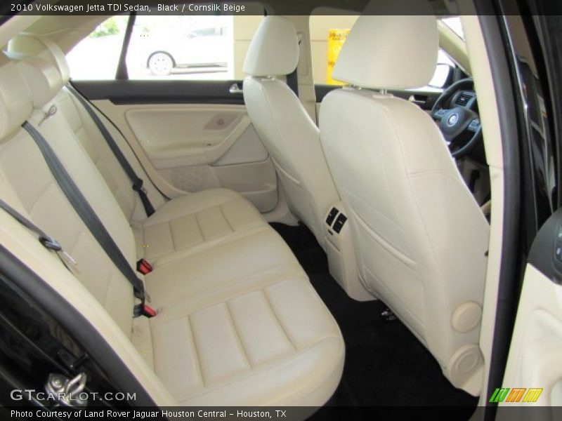Black / Cornsilk Beige 2010 Volkswagen Jetta TDI Sedan