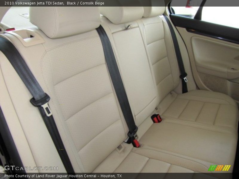 Black / Cornsilk Beige 2010 Volkswagen Jetta TDI Sedan