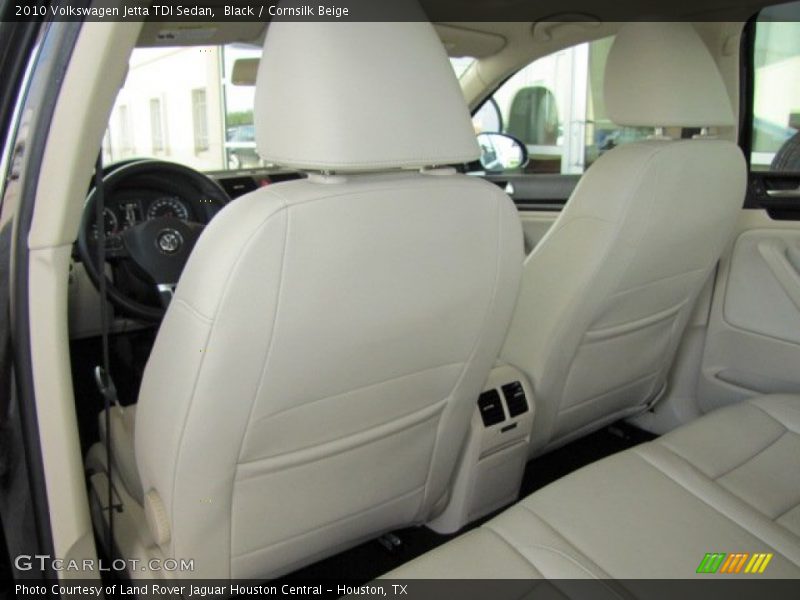 Black / Cornsilk Beige 2010 Volkswagen Jetta TDI Sedan
