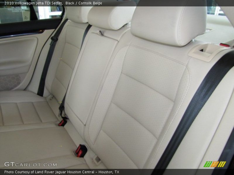 Black / Cornsilk Beige 2010 Volkswagen Jetta TDI Sedan