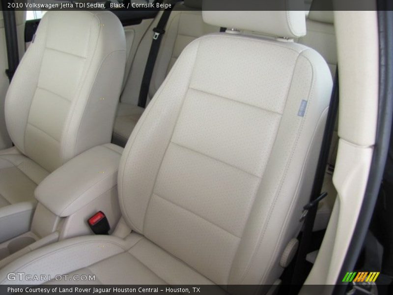 Black / Cornsilk Beige 2010 Volkswagen Jetta TDI Sedan