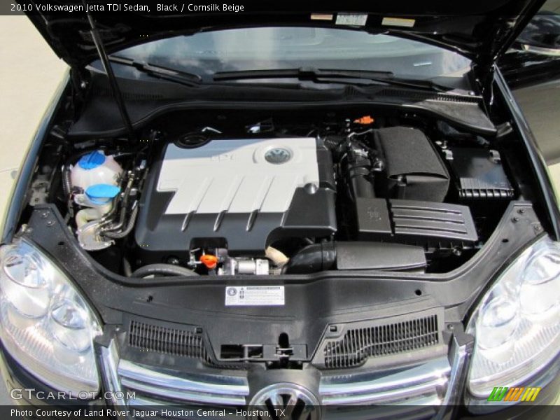 Black / Cornsilk Beige 2010 Volkswagen Jetta TDI Sedan