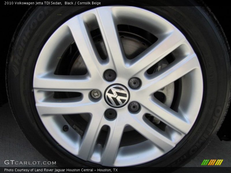 Black / Cornsilk Beige 2010 Volkswagen Jetta TDI Sedan