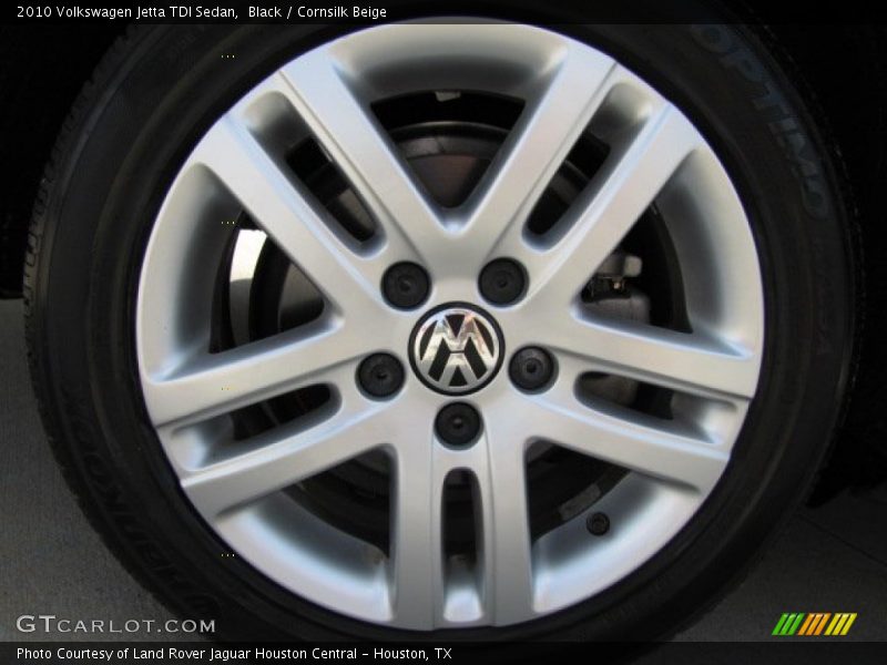 Black / Cornsilk Beige 2010 Volkswagen Jetta TDI Sedan