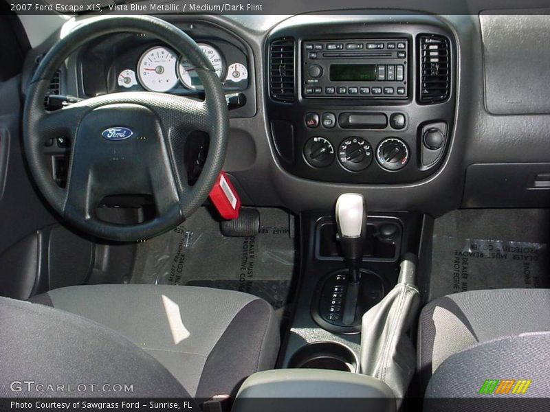 Vista Blue Metallic / Medium/Dark Flint 2007 Ford Escape XLS