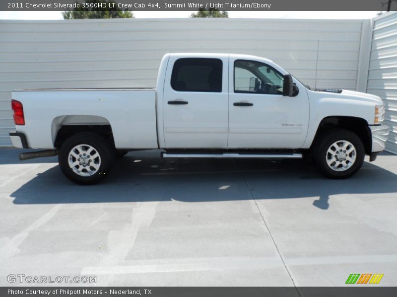 Summit White / Light Titanium/Ebony 2011 Chevrolet Silverado 3500HD LT Crew Cab 4x4