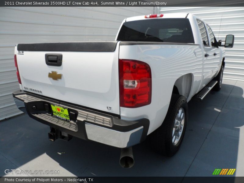Summit White / Light Titanium/Ebony 2011 Chevrolet Silverado 3500HD LT Crew Cab 4x4