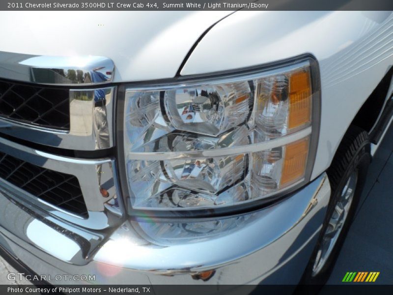 Summit White / Light Titanium/Ebony 2011 Chevrolet Silverado 3500HD LT Crew Cab 4x4