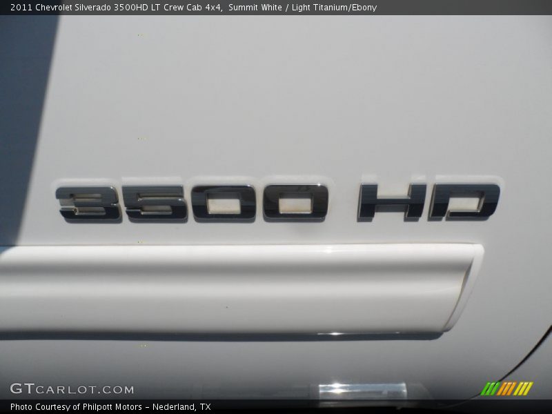 Summit White / Light Titanium/Ebony 2011 Chevrolet Silverado 3500HD LT Crew Cab 4x4