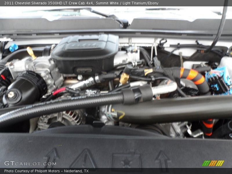  2011 Silverado 3500HD LT Crew Cab 4x4 Engine - 6.6 Liter OHV 32-Valve Duramax Turbo-Diesel V8