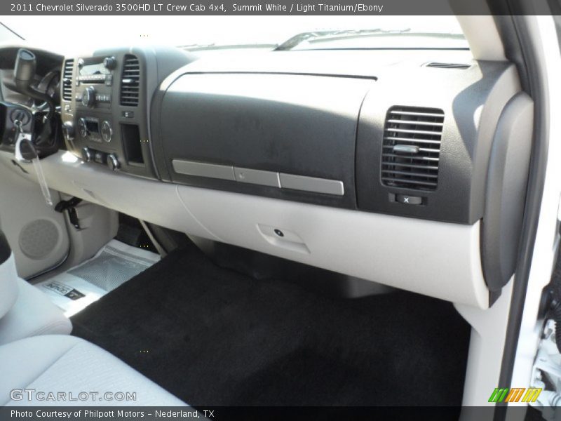 Summit White / Light Titanium/Ebony 2011 Chevrolet Silverado 3500HD LT Crew Cab 4x4