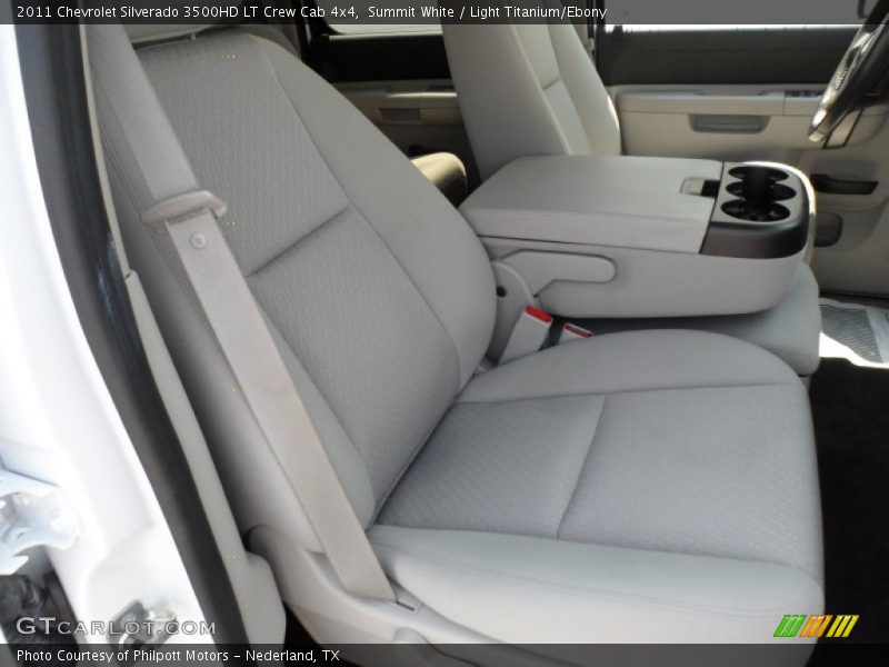 Summit White / Light Titanium/Ebony 2011 Chevrolet Silverado 3500HD LT Crew Cab 4x4