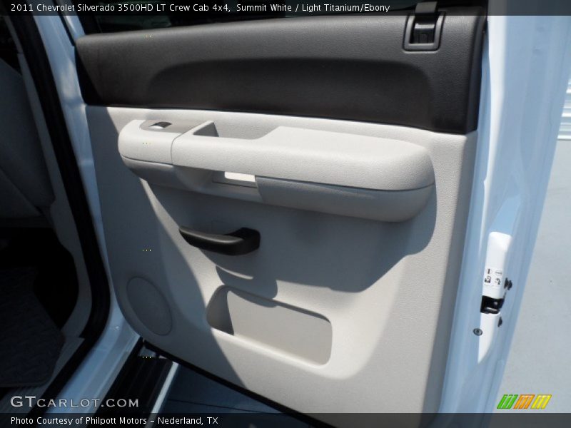 Summit White / Light Titanium/Ebony 2011 Chevrolet Silverado 3500HD LT Crew Cab 4x4
