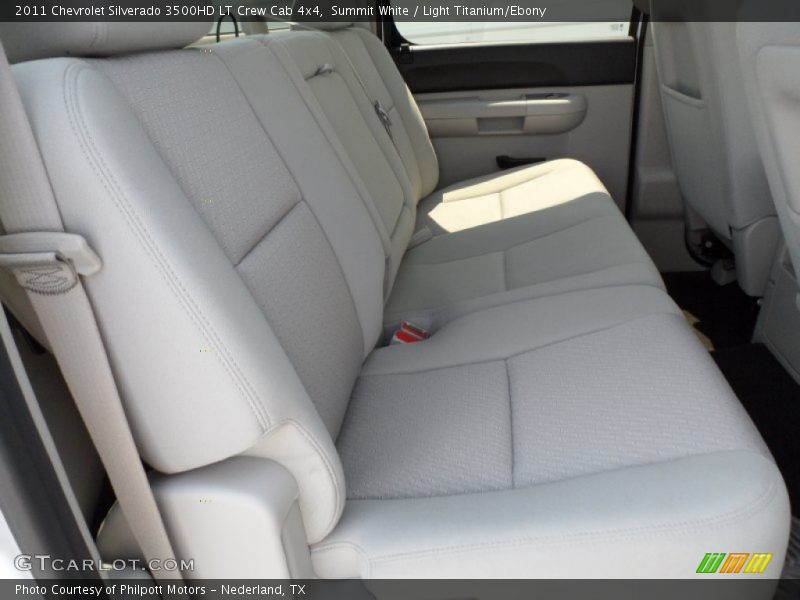 Summit White / Light Titanium/Ebony 2011 Chevrolet Silverado 3500HD LT Crew Cab 4x4