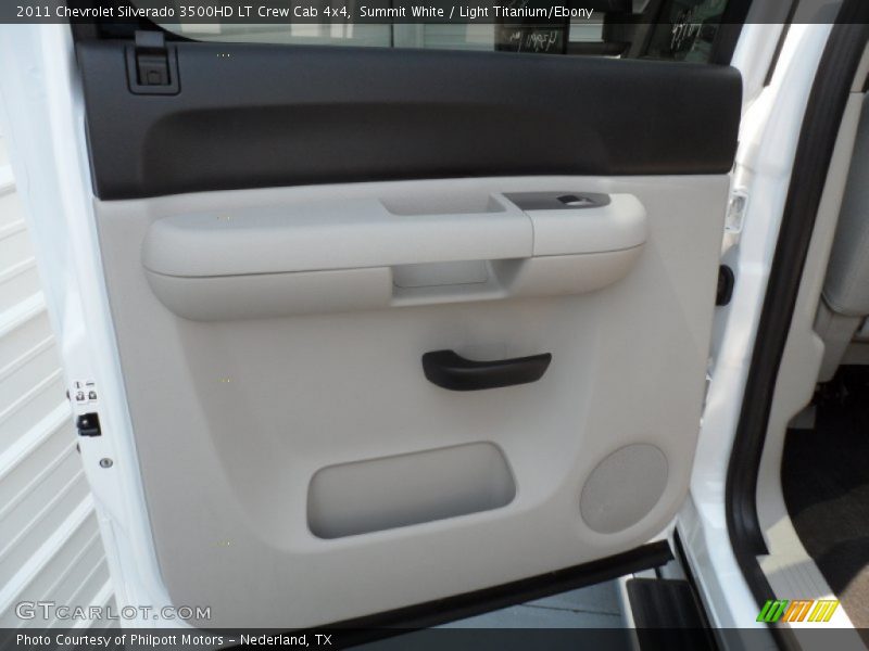 Summit White / Light Titanium/Ebony 2011 Chevrolet Silverado 3500HD LT Crew Cab 4x4