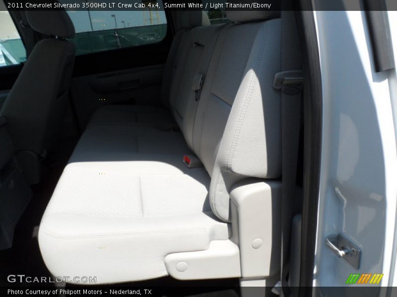 Summit White / Light Titanium/Ebony 2011 Chevrolet Silverado 3500HD LT Crew Cab 4x4
