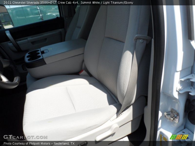 Summit White / Light Titanium/Ebony 2011 Chevrolet Silverado 3500HD LT Crew Cab 4x4